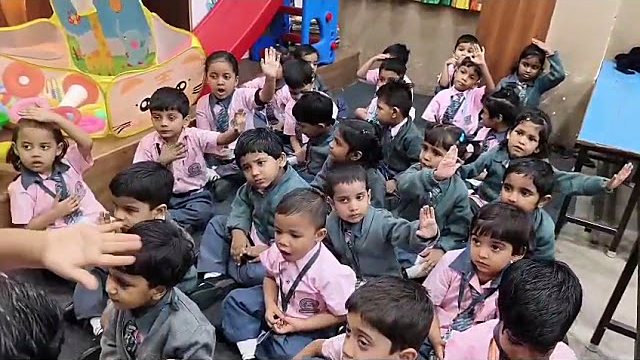 Nursery learners at play